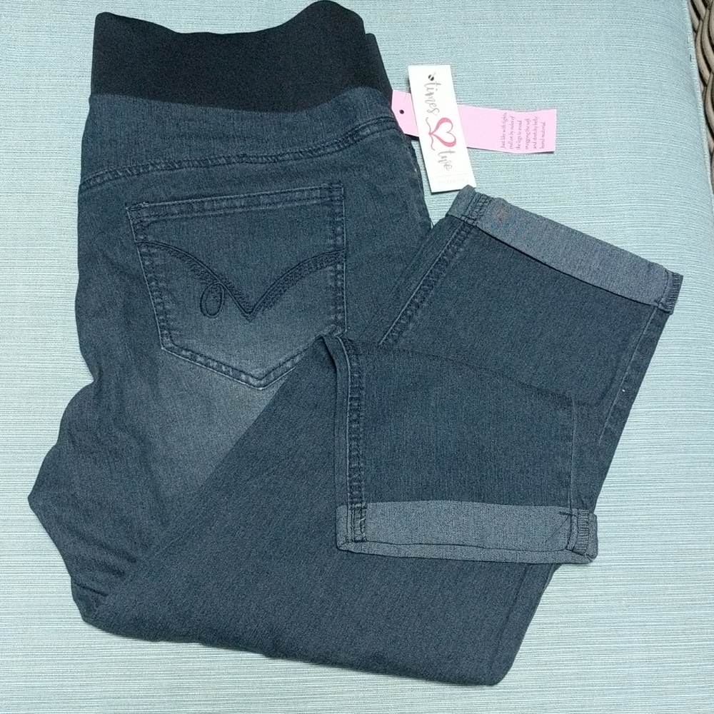 NFSG523 Times Two Maternity Jeans Size L 🆕w/tags